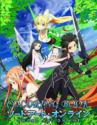 Sword art online coloring book: Sword Art Online Coloring Book For Adults And For Kids High Quality Illustrations The Best 25 High Quality Illustrations Ghost Anime 9798687362665 Amazon Com Books
