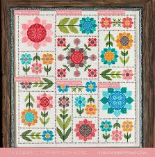 Cross stitch patterns for flower bouquets template. Announcing The Flea Market Flowers Stitch Along The Jolly Jabber Quilting Blog