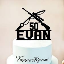 Quail hunting birthday ~ edible 2d fondant cake 3 strip side topper ~ d24036 *. Hunting And Fishing Birthday Cake Topper Fisherman Cake Etsy In 2021 Fish Cake Birthday Birthday Cake Toppers Custom Cake Toppers