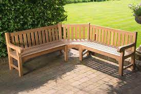 A bench is a welcomed feature in a garden. Queensbury Corner Bench