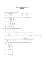 / find the area of right triangles, other triangles, special quadrilaterals, and polygons by composing into rectangles or decomposing into triangles and other shapes; Ncert Solutions For Class 7 Maths Chapter 9 Rational Numbers Ex 9 1 Exercise 9 1