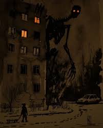 Saintpetersburg Art Artwork Creepy Nightmare Ink Drawing Artoftheday Borisgroh Scary Art Creepy Art Dark Fantasy Art