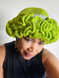 Raffle crochet hat