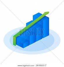 growth graph chart vector photo free trial bigstock