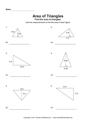 (the triangles page explains more). Area Triangles 1
