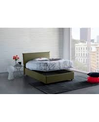 Risparmia con le migliori offerte per letti una piazza e mezza a aprile 2021! Letto In Tessuto Sfoderabile Con Contenitore Anna Made In Italy Altezza 32 Cm 140 X 200 Cm Verde