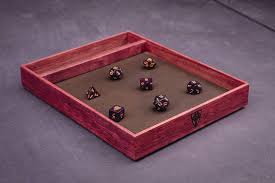 Maybe you would like to learn more about one of these? Purpleheart Tabletop Dice Tray Wyrmwood