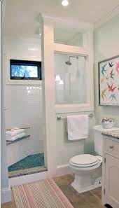 But in a relatively small space, they. Doorless Shower Modern Farmhouse Cottage Chic Love This Shower For A Small Bathroom Home Decor Bathroom Shower Design House Bathroom Small Bathroom Remodel