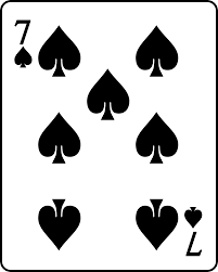 Each of these suits has a total of 13 cards each. File Playing Card Spade 7 Svg Wikimedia Commons