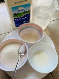 Tapi sebab dalam resepi asal ada, jadi saya insan yang telus so. Dadih Fresh Milk Rasa Manis Lembut Nikmatnya Makan Waktu Sejuk Pa Ma