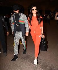 Deepika Padukone And Ranveer Singh Spotted At The Airport Athleisure Outfits Sporty Outfits Fashion Outfits