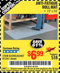 Anti fatigue mats can help you reach a new level of efficiency in your workplace. Harbor Freight Tools Coupon Database Free Coupons 25 Percent Off Coupons Toolbox Coupons Anti Fatigue Roll Mat