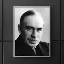 John Maynard Keynes Vintage Wall Art Poster Print