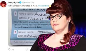 Voyager, for which she was nominated four times. Jenny Ryan The Chase Star 39 Questioned As To How She S Had Both Vaccines Celebrity News Showbiz Tv Samachar Central
