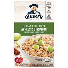 Personalized health review for quaker instant oatmeal, apples and cinnamon: Order Quaker Instant Oatmeal Apples Cinnamon Fast Delivery