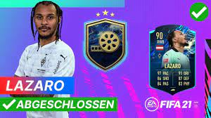 Valentino lazaro on fifa 21. Tots Moments Valentino Lazaro 90 Gunstige Sbc Losung Ohne Loyalitat Fifa 21 Ultimate Team Youtube