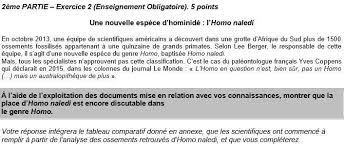 Check spelling or type a new query. Ts Pondichery 2017 2b Une Nouvelle Espece D Hominide L Homo Naledi Profsvt Oehmichen