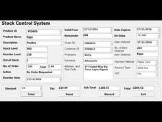 How To Create Stock Control System In Excel Using Vba Full Tutorial Youtube Business Intelligence Microsoft Excel Excel