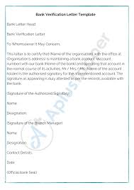 A letterhead is a heading that is typically located right at the top area of the paper or stationery being used. Bank Verification Letter How To Write Bank Verification Letter Format Samples A Plus Topper