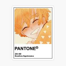 Check out our anime sticker sheet selection for the very best in unique or custom, handmade pieces from our papercraft shops. Zenitsu Agatsuma Pantone Kawaii Sticker By Med00 Anime Printables Anime Stickers Kawaii Stickers