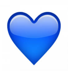 Pin By Nora On Milye Oboi Blue Heart Emoji Heart Emoji Emoji
