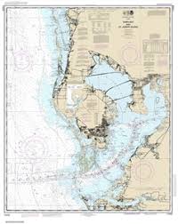 11412 tampa bay and st joseph sound nautical chart