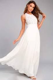 See more ideas about wedding dresses, bridal gowns, wedding dresses lace. Wedding Dresses Online By Lulu S Under 300 Bubbly Blushes White Lace Maxi Lace Maxi Dress White Lace Maxi Dress