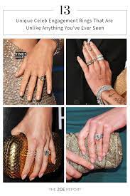 13 Unique Celebrity Engagement Rings That Are Unlike Anything You Ve Ever Seen Celebrity Engagement Rings Engagement Celebration Engagement Rings