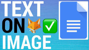 Afterward, click on the text box button from the top bar and place the box right below the image. Google Docs Adding Text To Images Youtube
