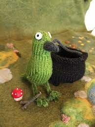 Room On The Broom Knit Bird I Am A Bird As Green As Can Be Room On The Broom Knitting Bird