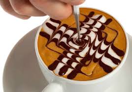 Drawing Cappuccino Kunst Kaffee Latte Kaffeekunst
