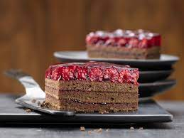 schoko himbeerschnitten rezept kuchen himbeerschnitte kuchen und torten rezepte