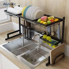 Maybe you would like to learn more about one of these? 95cm Large Kitchen Storage Drying Drainer Over The Sink Black Dish Rack Stainless Steel Kitchen Buy Dish Rack Dish Drying Rack Kitchen Storage Rack Product On Aluminum Pergola Alunotec