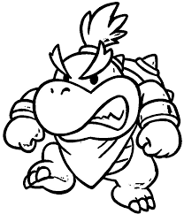 By best coloring pagesaugust 13th 2019. Mario Bowser Coloring Pages Download And Print For Free