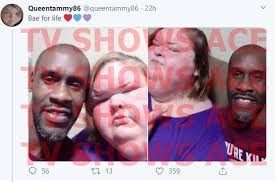 Didn't anyone notice that he never kisses her? 1000 Lb Sisters Tammy Slaton Shares Photos Of Married Boyfriend Denies He S Her First Love Tv Shows Ace