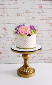 This beautiful cake topper is designed to decorate your floral theme party. Pastel Floral Cake Cake By Signature Cake By Shweta Cakesdecor