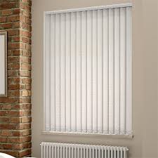 Vertical blind slats vanes commercial blinds white 118 x 3.5 replacement. Helva Blackout Cream Vertical Blind