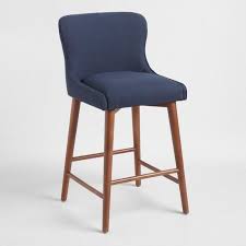 Zarah Wingback Upholstered Counter Stool Pub Stools Counter Stools Stool