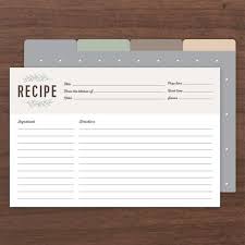 P These Recipe Cards Can Be Filled Out In Adobe Acrobat So You Don T Have To Hand Write Them P P Printable Recipe Cards Recipe Cards Template Recipe Cards
