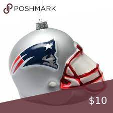 Nfl New England Patriots Helmet Ornament New England Patriots Helmet Nfl New England Patriots New England Patriots