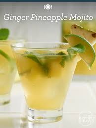 Ginger Pineapple Mojito What S Your Favorite Summertime Drink Pineapple Mojito Summertime Drinks Pineapple Recipes