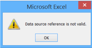 Correcting The Source Reference Not Valid Error In A Pivot Table Excelchat