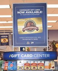 Store your cards in a secure place. Nex To Sell Commissary Gift Cards Commissaries
