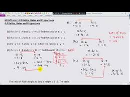 Kssm Form 1 Chapter 4 4 4 Ratios Rate And Proportions Youtube