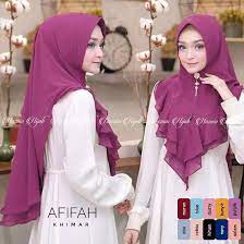 Jual beli online aman dan nyaman hanya di tokopedia. Jilbab Khimar Afifah All Varian Series Purple Hijab Terbaru Kerudung Syari Jilbab Khimar Pet Jilbab Grosir Lazada Indonesia