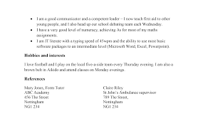 Cv For Teenager Free Cv Template For A 13 14 15 Year Old Example Content