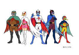 科学忍者隊ガッチャマン ガッチャマン 忍者 アニメ 塗り絵