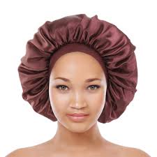 Check out our curly hair sleep cap selection for the very best in unique or custom, handmade pieces from our headbands & turbans shops. Amazon Com Satin Bonnet Silk Curly Natural Long Hair Sleep Cap Women Night Extra Large Oversized Headbands Xl Xxl Coffee Beauty
