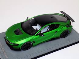 Used 1 18 Ab Models Bmw I8 Ac Schnitzer Acs8 In Matt Green On Alcantara Base 2017 2018 Mycarboard Com