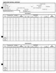 Employee Payroll Ledger Template Google Search Self Employment Childcare Center Payroll